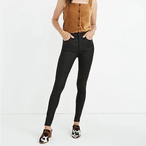 Madewell | Coated 10” High Rise Skinny Jeans